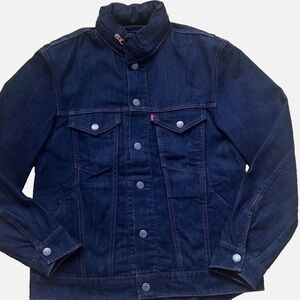 Levi’s commuter cycling Jean jacket medium excellent condition, dark blue